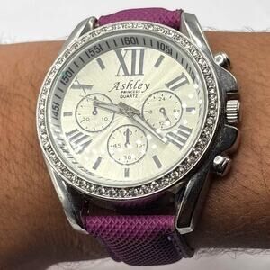 Purple Ashley Men's Watch